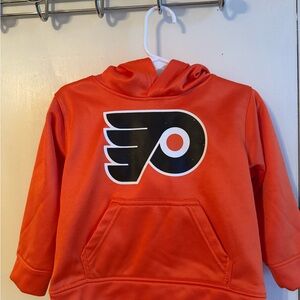 Flyers Kids Orange Hoodie with Logo 2T